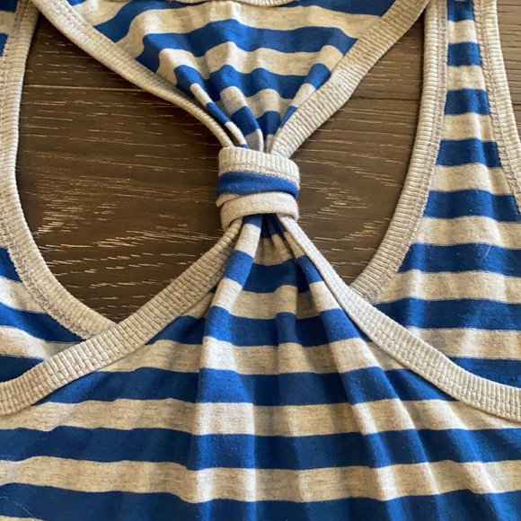 Striped racer back tank top - Picture 3 of 4